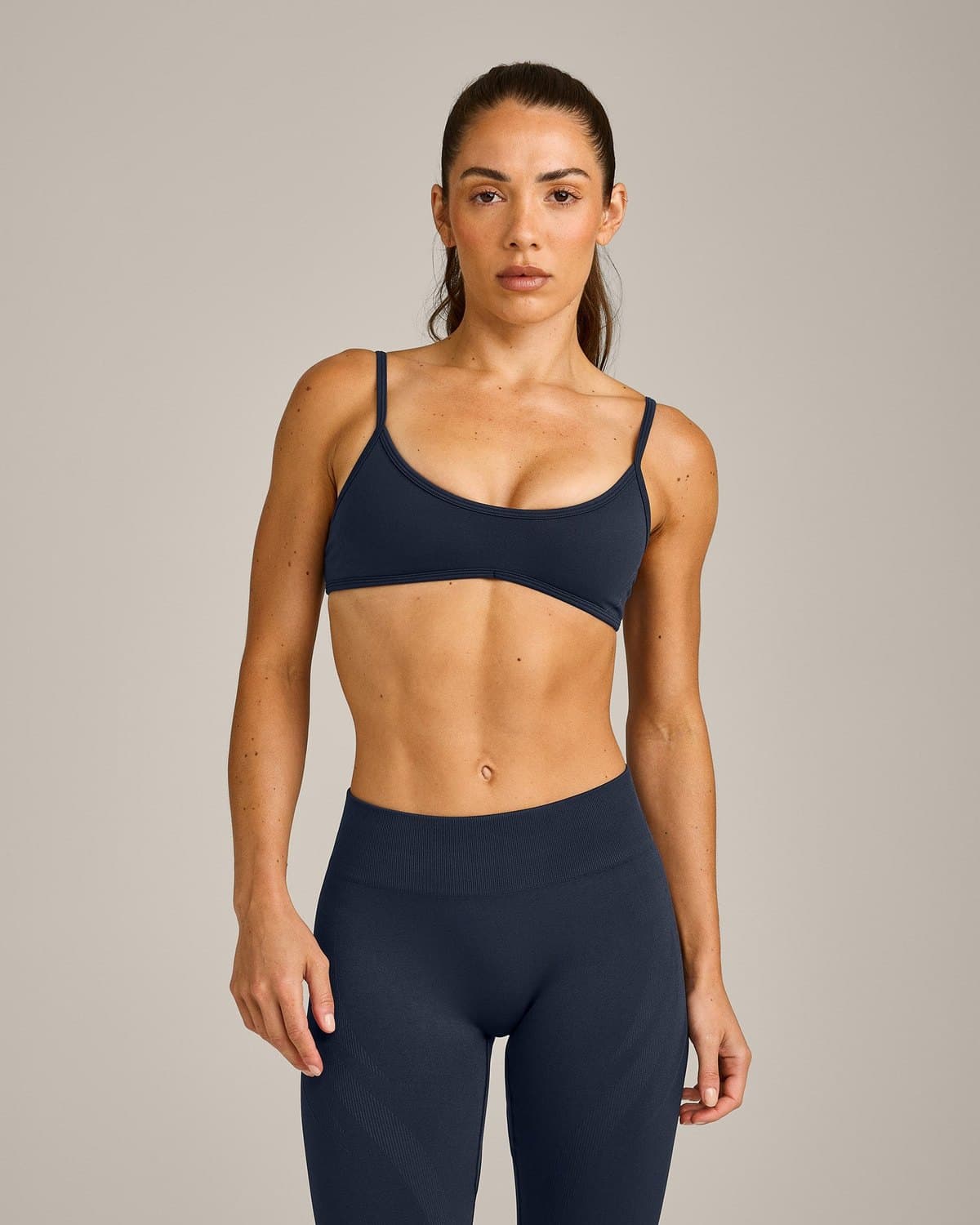 EnhanceLift Seamless Minimal Bralette activewear on a model